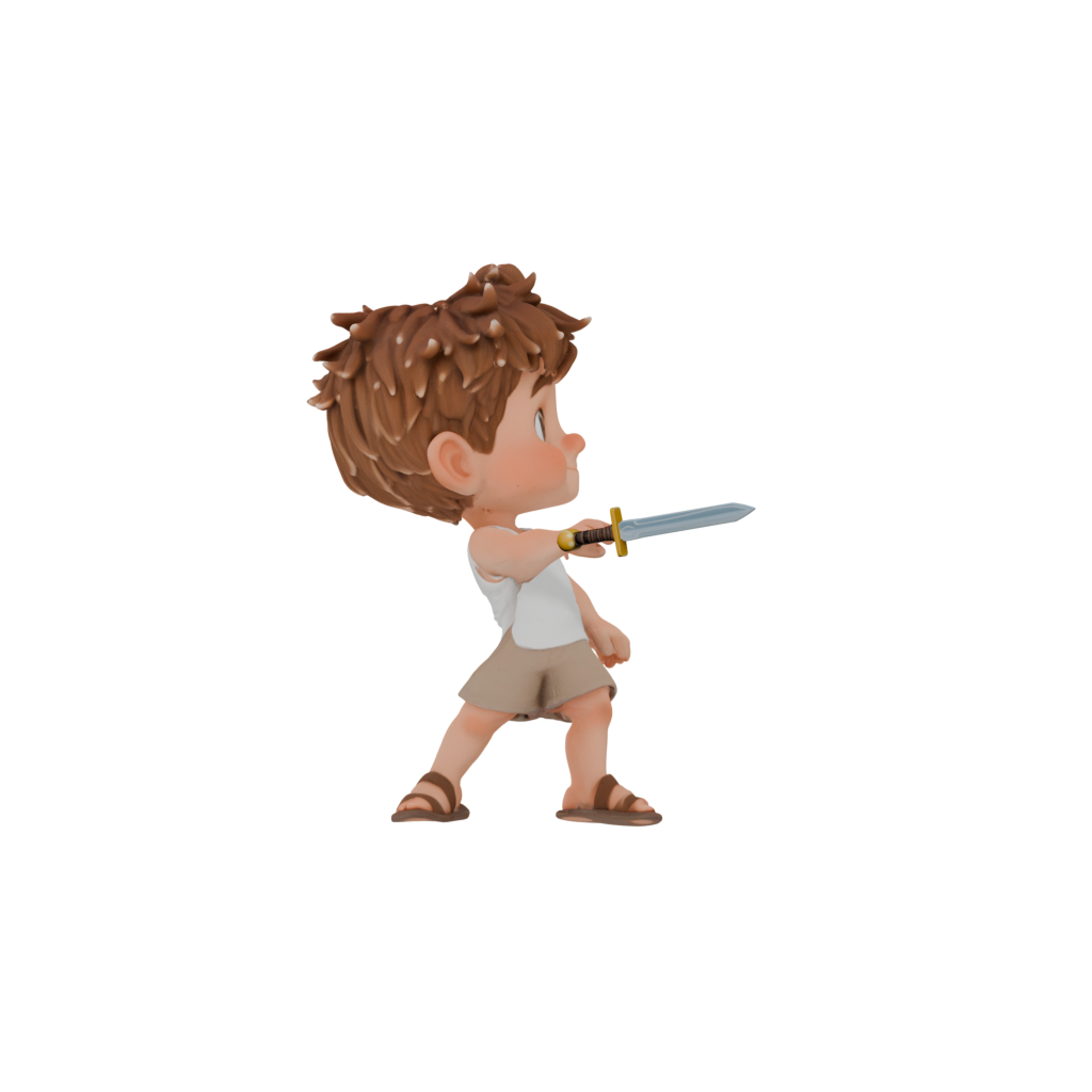 Warrior character-art preview